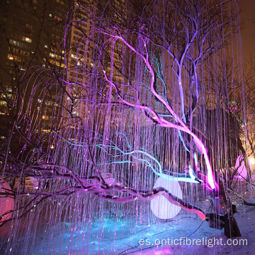 luces de fibra óptica para árbol de navidad